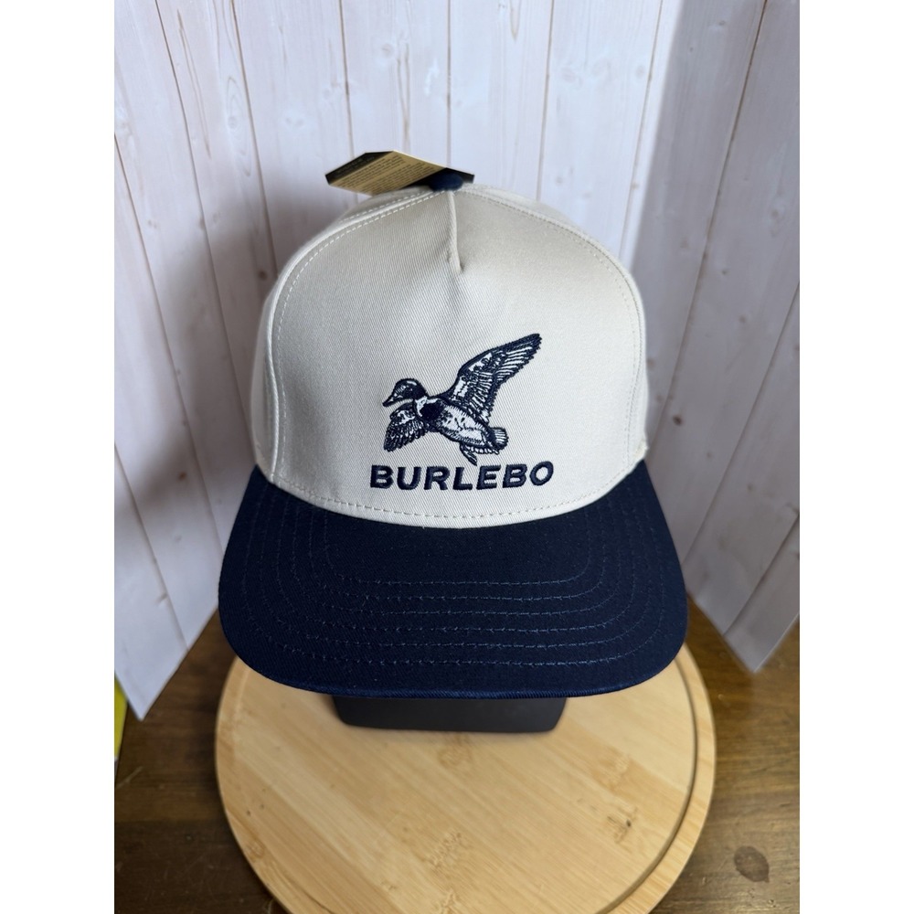 New Burlebo Hat Cap Snap Back One Size Mens Duck Outdoors Embroidered Hunting